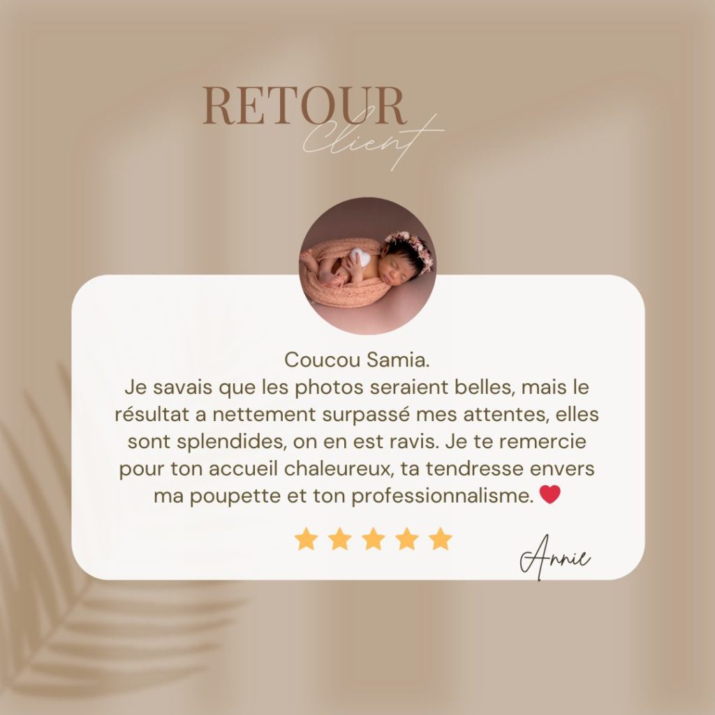 retour avis cliente